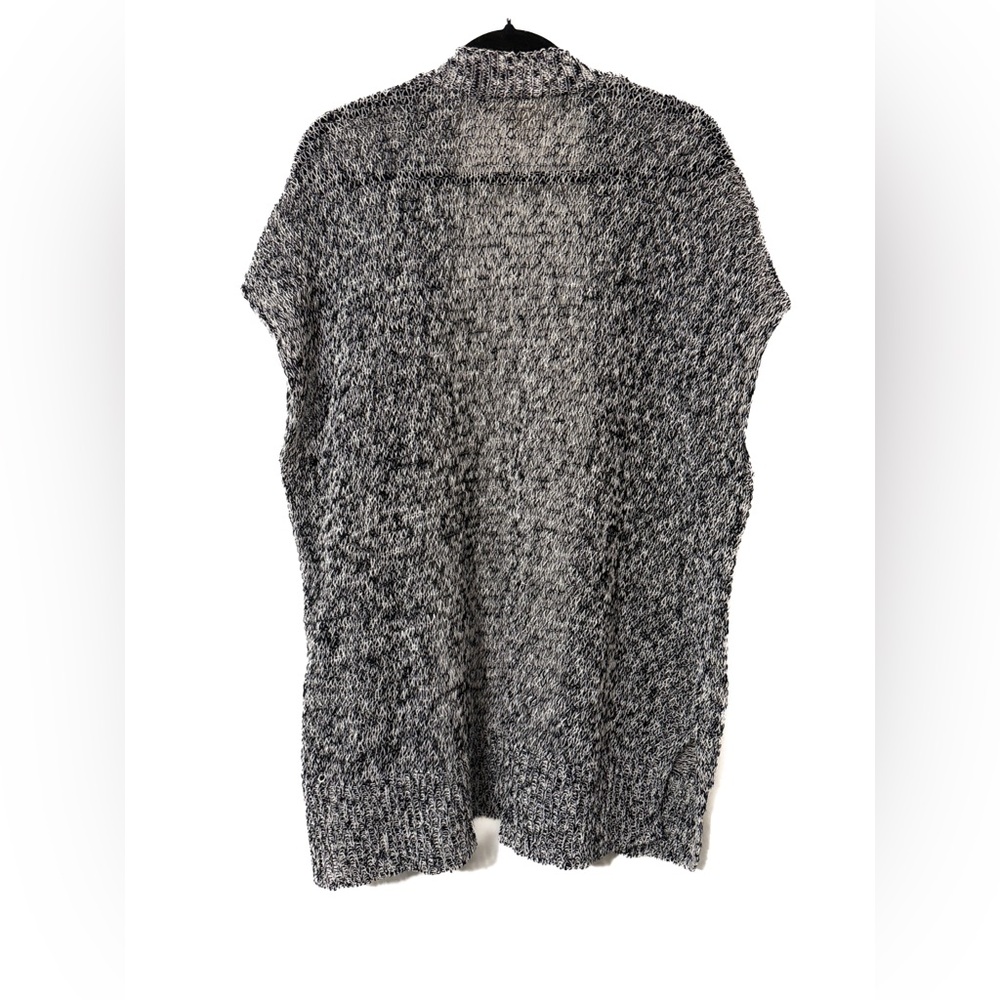 Eileen Fisher Organic Melange Linen Grain Twist Open Front Cardigan Size large - Picture 3 of 5